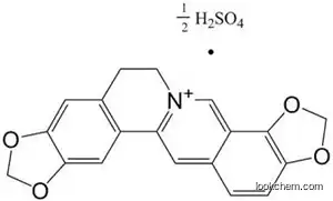 Molecular Structure of 1198398-71-8 (Coptisine Sulfate)